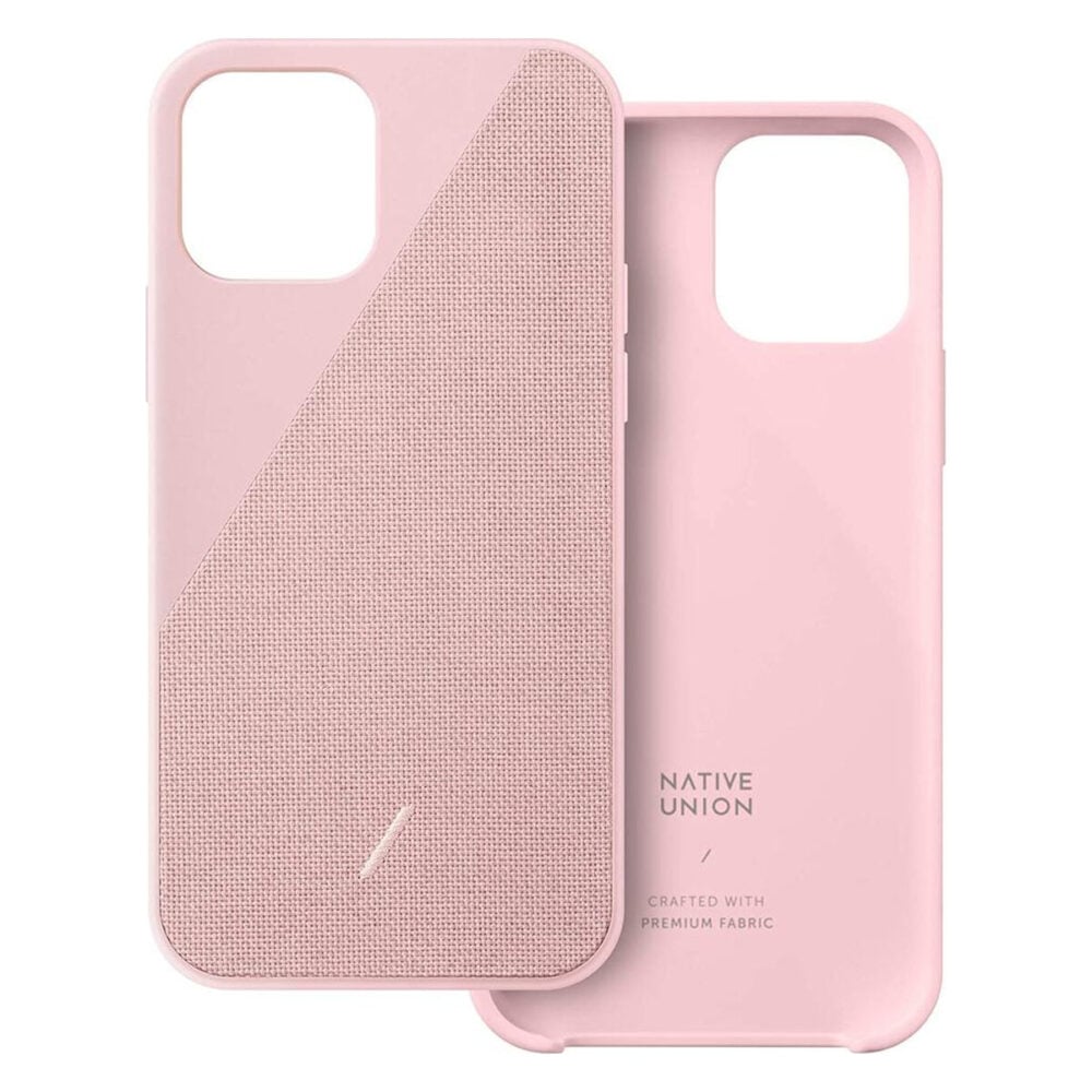 Native Union® Clic® Canvas CCAV-ROS-NP20M iPhone 12 / 12 Pro Case - Rose