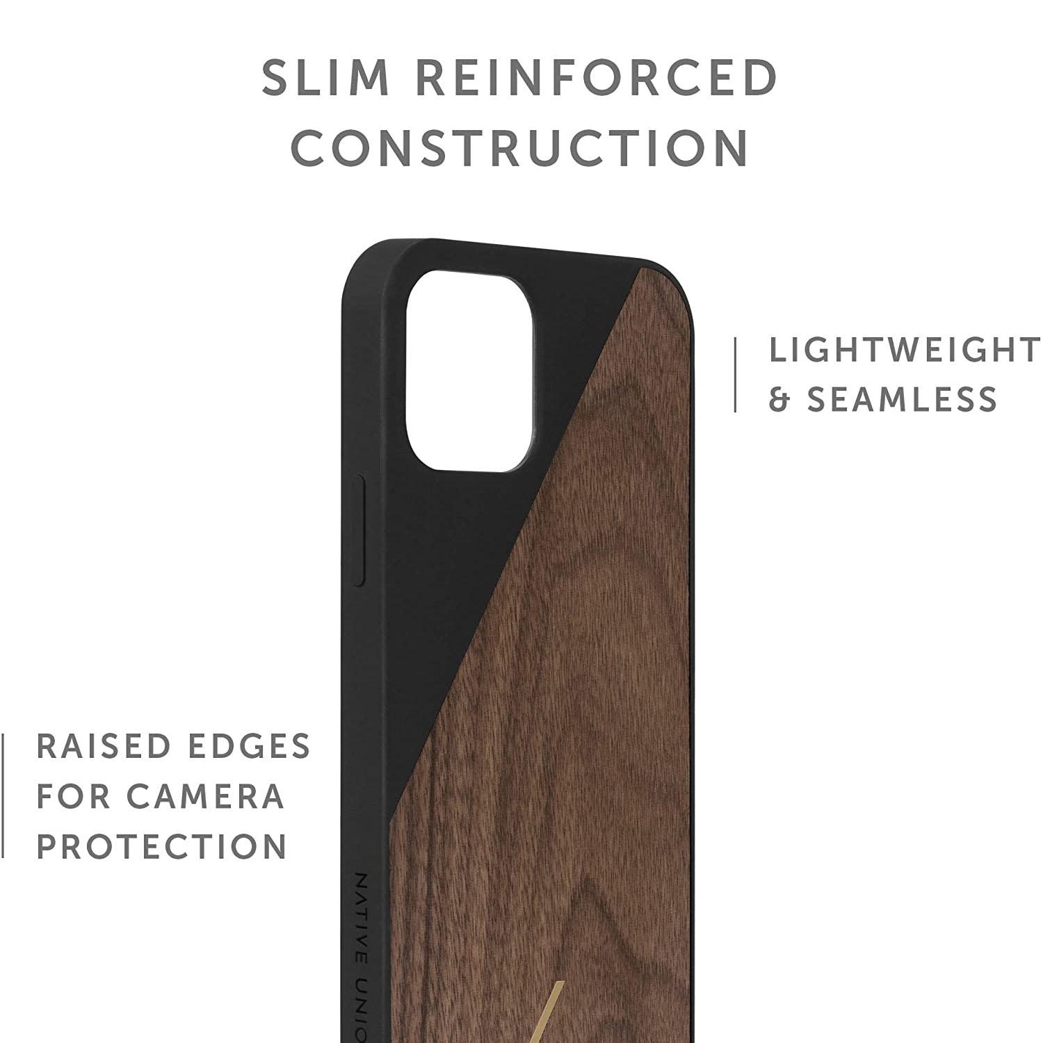 Native Union® Clic® Wooden CWOOD-BLK-NP20S iPhone 12 Mini Case – Black