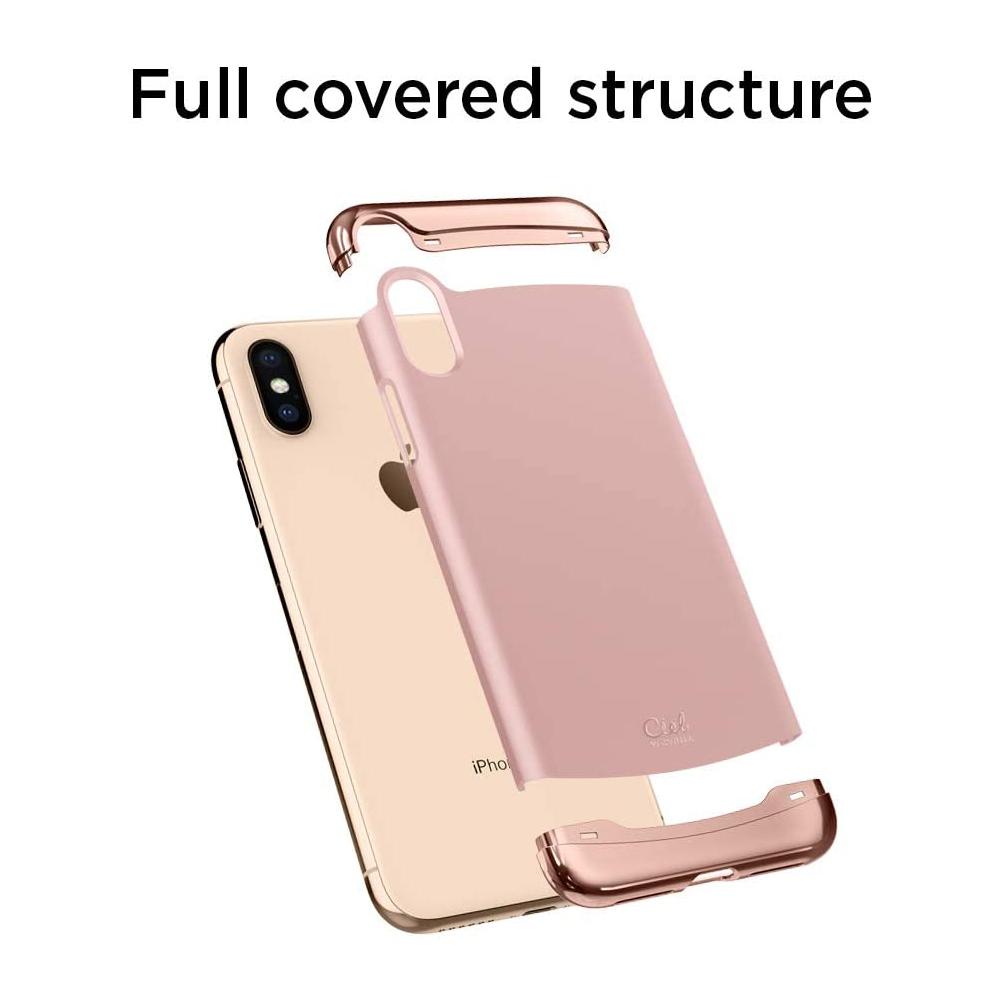 Spigen® Ciel by Cyrill Collection 063CS24930 iPhone XS / X Case – Rose Gold