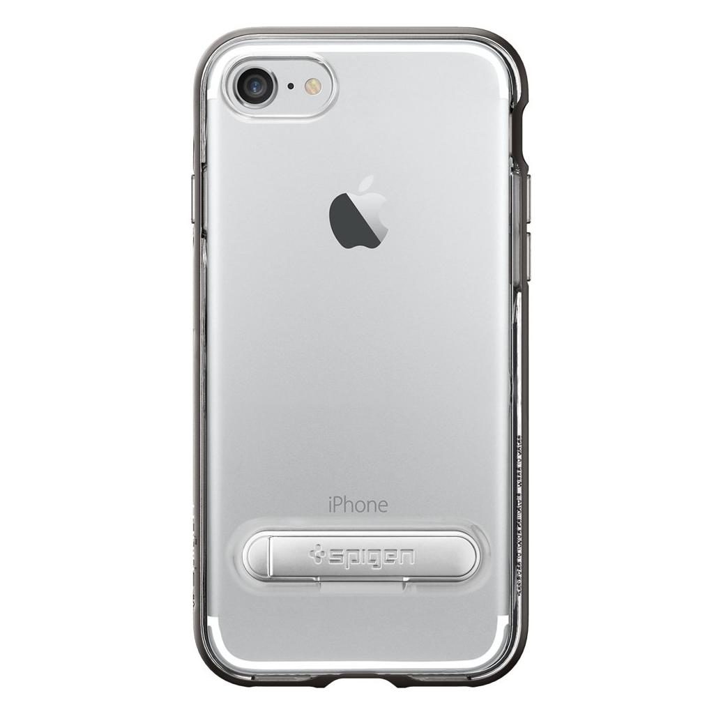 Spigen® Crystal Hybrid™ 042CS20459 iPhone SE (2022 / 2020) / 8 / 7 Case - Gunmetal