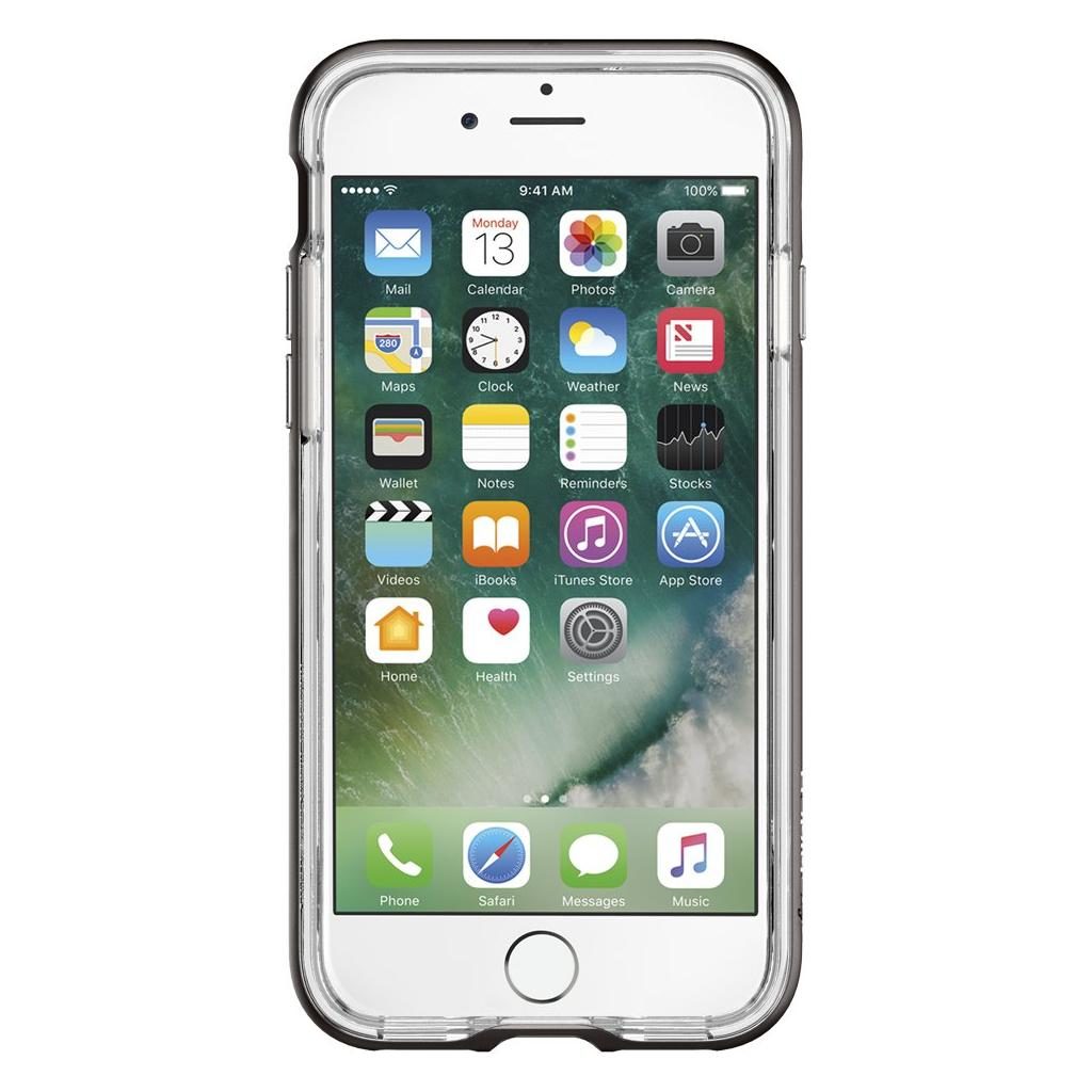 Spigen® Crystal Hybrid™ 042CS20459 iPhone SE (2022 / 2020) / 8 / 7 Case - Gunmetal