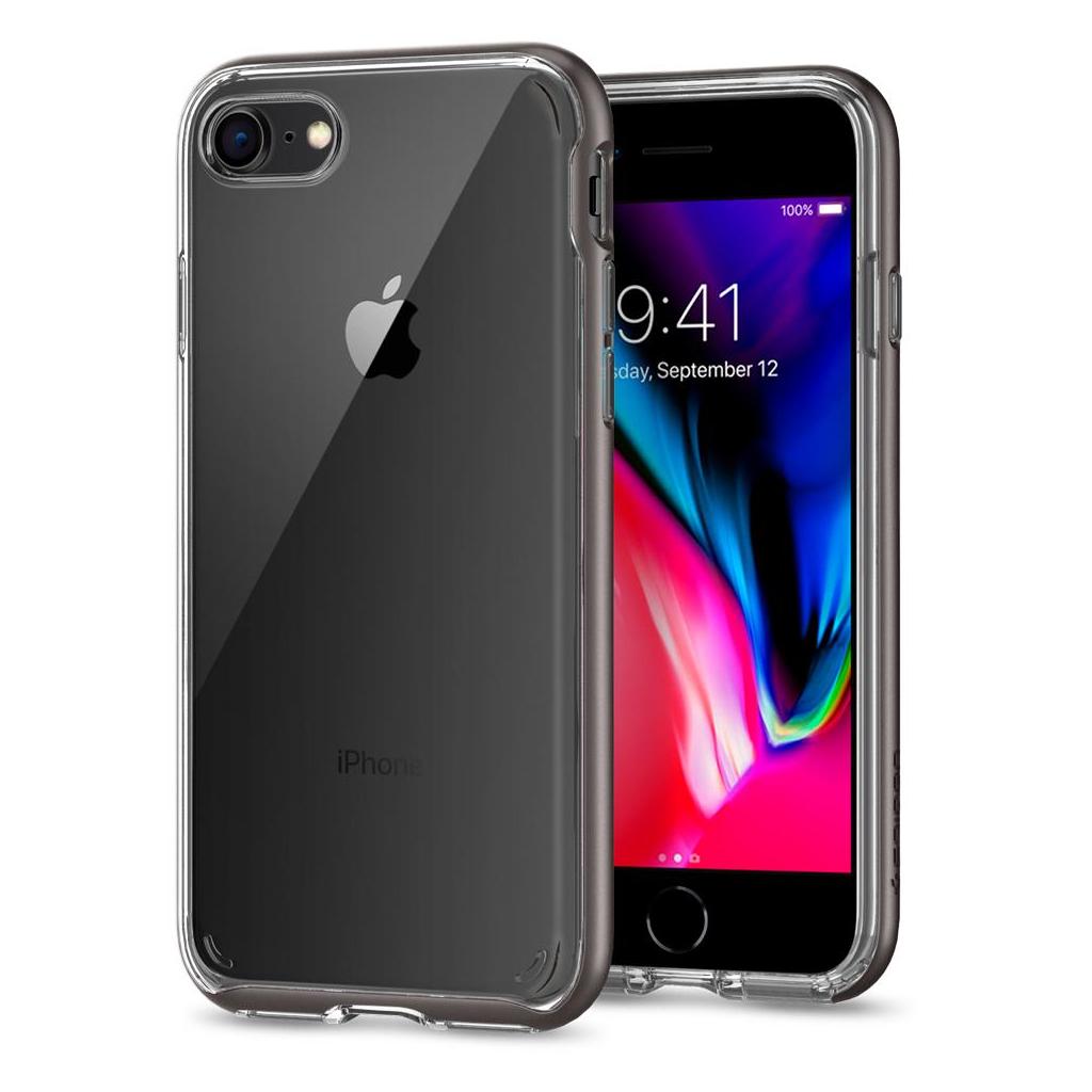 Spigen® Neo Hybrid™ Crystal 054CS22363 iPhone SE (2022 / 2020) / 8 / 7 Case – Gunmetal