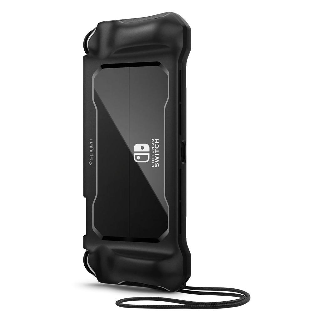 Spigen® Rugged Armor™ ACS04020 Nintendo Switch OLED Case - Matte Black