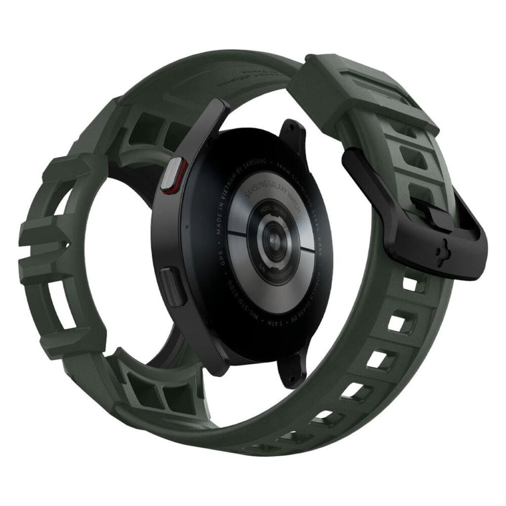 Spigen® Rugged Armor™ Pro ACS04325 Samsung Galaxy Watch 5 / 4 (44mm) Case - Military Green