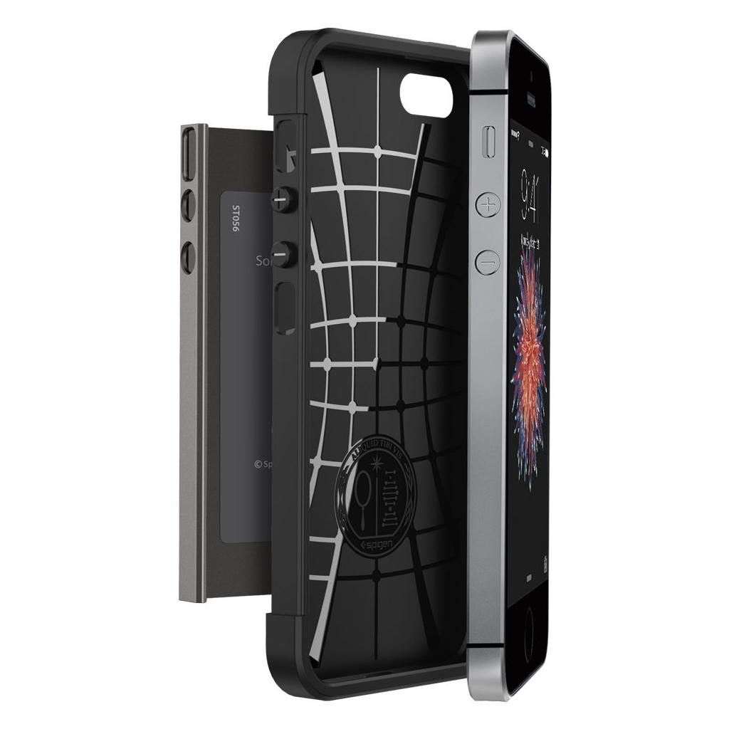 Spigen® Slim Armor™ 041CS20175 iPhone SE (2016) / 5s / 5 Case – Gunmetal