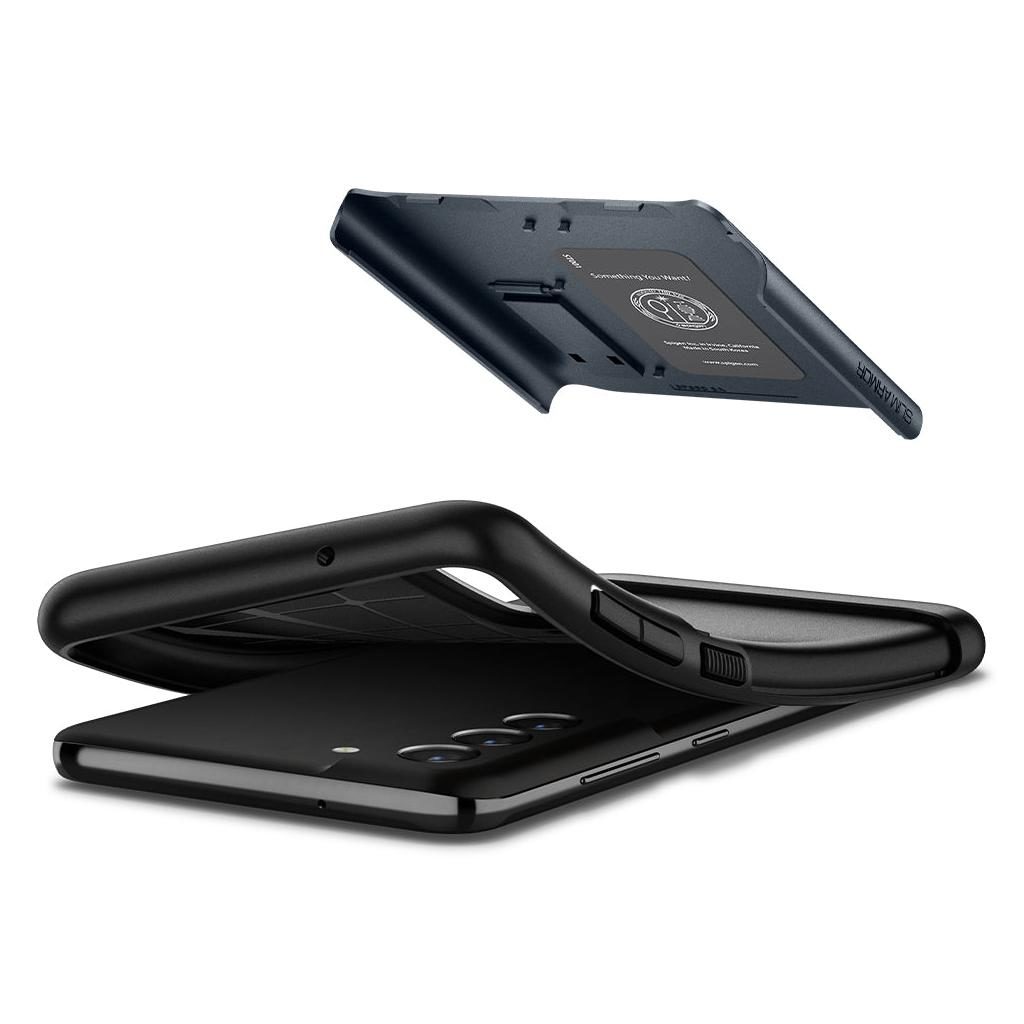 Spigen® Slim Armor™ ACS03152 Samsung Galaxy S21 FE Case - Metal Slate