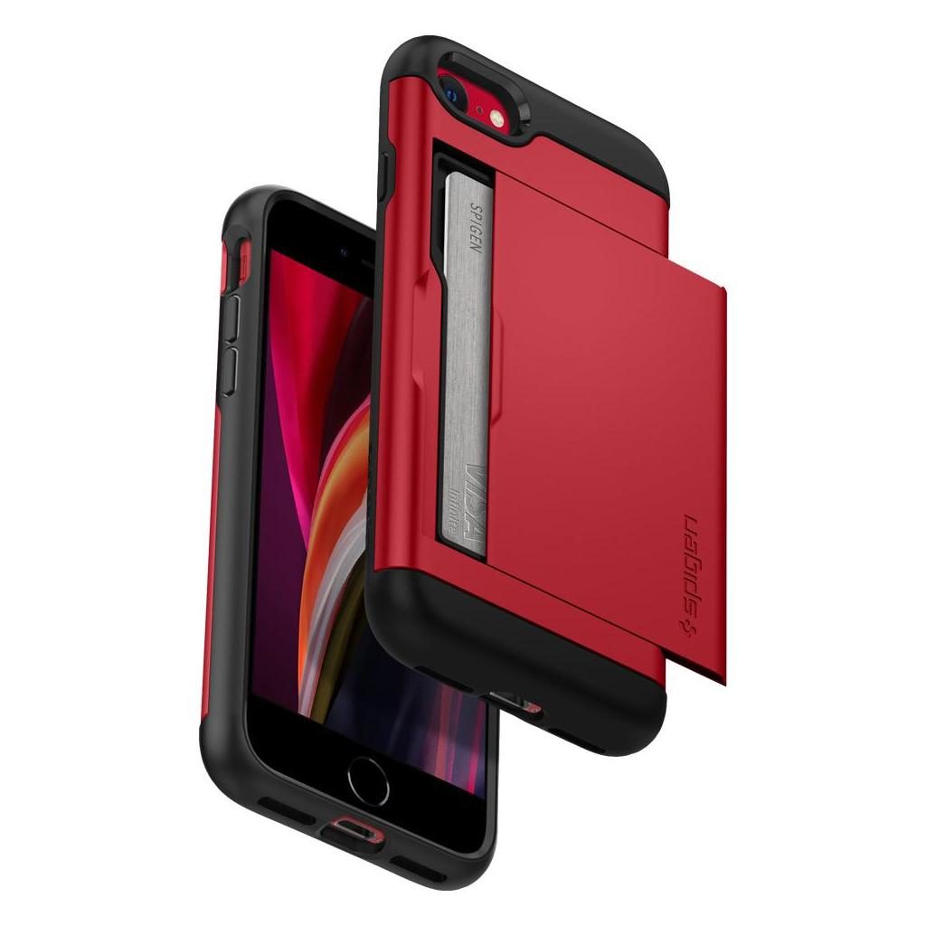 Spigen® Slim Armor™ CS 042CS21725 iPhone SE (2022 / 2020) / 8 / 7 Case - Red