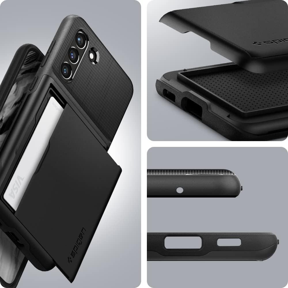 Spigen® Slim Armor™ Cs ACS03054 Samsung Galaxy S21 FE Case - Black