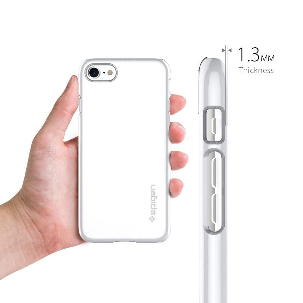 Spigen® Thin Fit™ 042CS21037 iPhone SE (2020) / 8 / 7 Case – Jet White