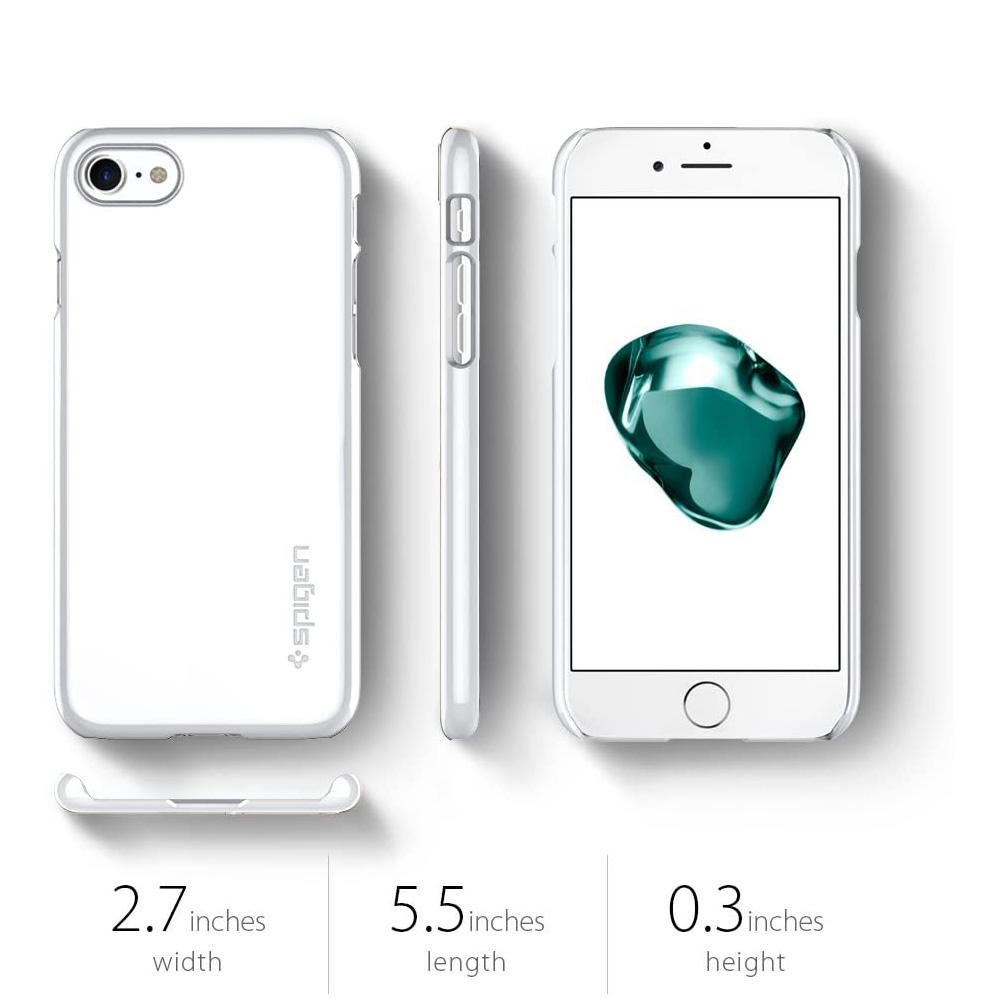 Spigen® Thin Fit™ 042CS21037 iPhone SE (2020) / 8 / 7 Case – Jet White