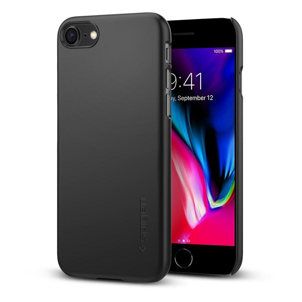 Spigen® Thin Fit™ 054CS22208 iPhone SE (2022 / 2020) / 8 / 7 Case – Black