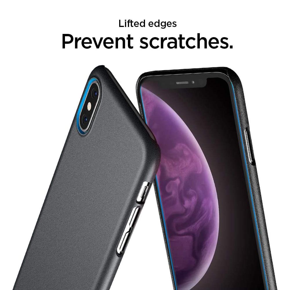 Spigen® Thin Fit™ 065CS24825 iPhone XS Max Case – Graphite Gray