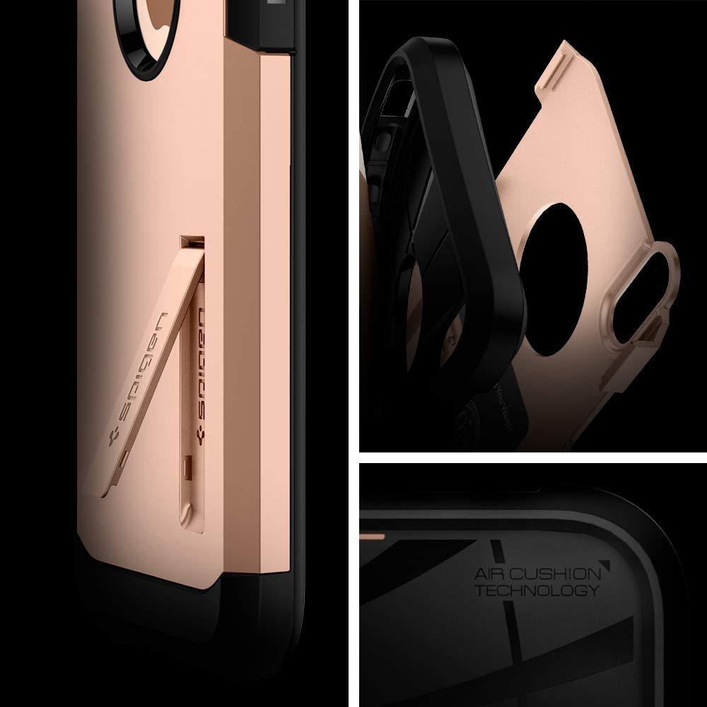Spigen® Tough Armor™ 065CS25352 iPhone XS Max Case - Blush Gold