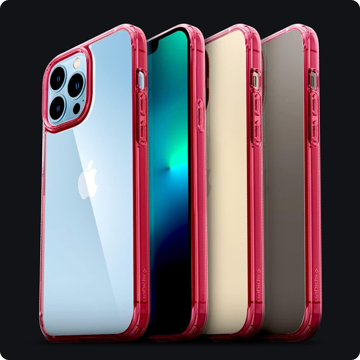 Spigen® Ultra Hybrid™ ACS03206 iPhone 13 Pro Max Case - Red Crystal