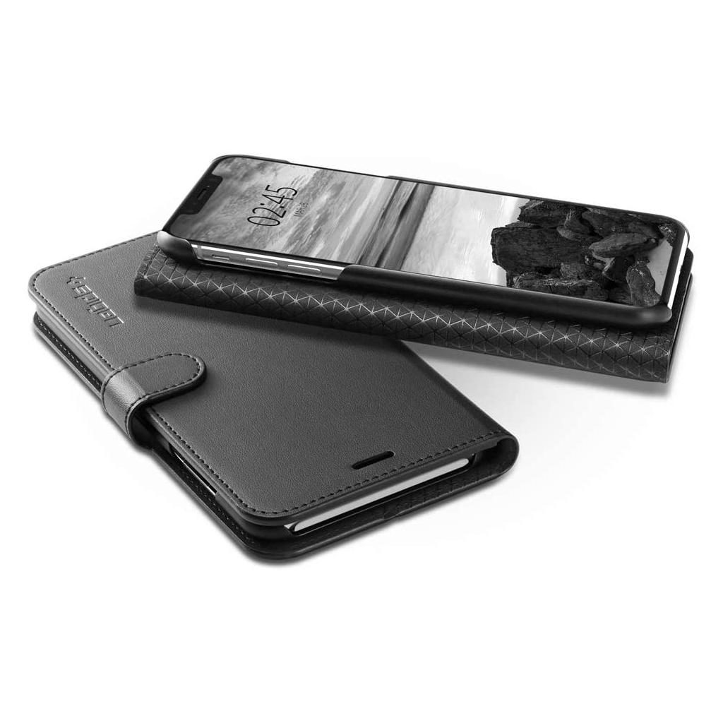 Spigen® Wallet S™ 064CS24881 iPhone XR Case – Black