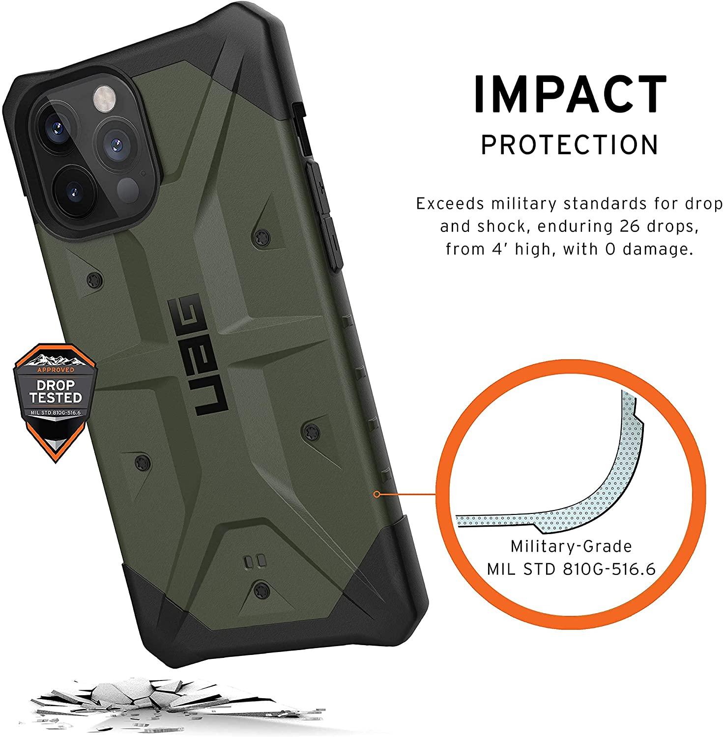 Urban Armor Gear (UAG) Pathfinder 112367117272 iPhone 12 Pro Max Case – Olive