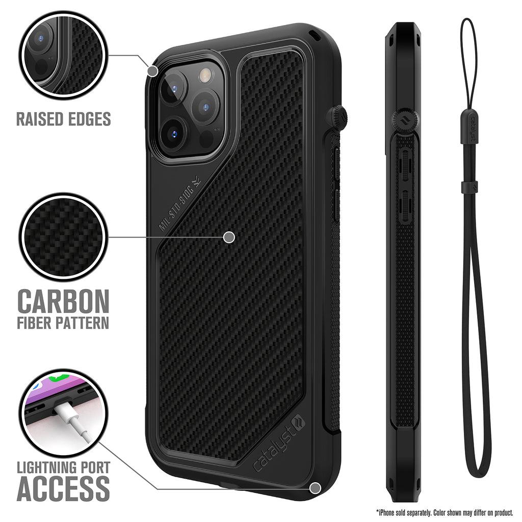 Catalyst® Vibe CATVIBE12BLKL iPhone 12 Pro Max Case – Stealth Black