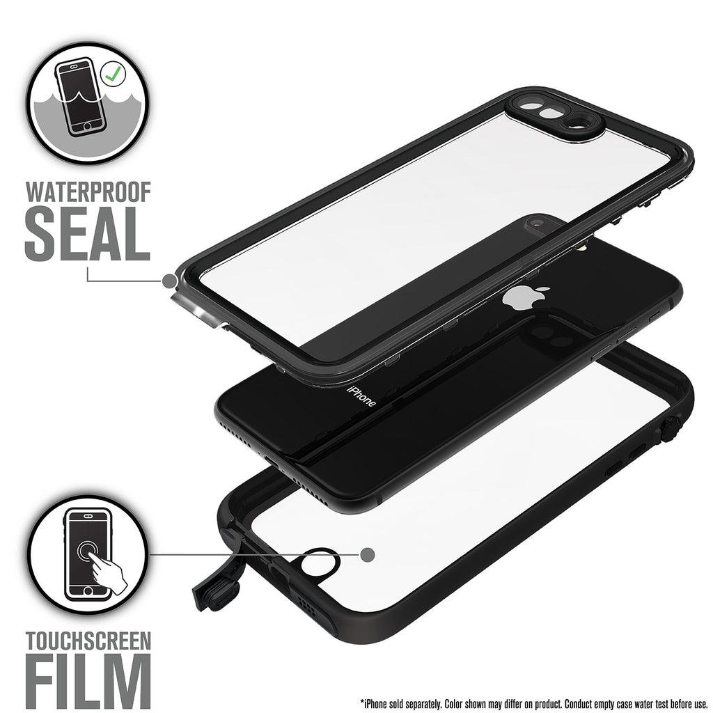 Catalyst® Waterproof CATIPHO7PBLK iPhone 8 Plus / 7 Plus Case – Stealth Black