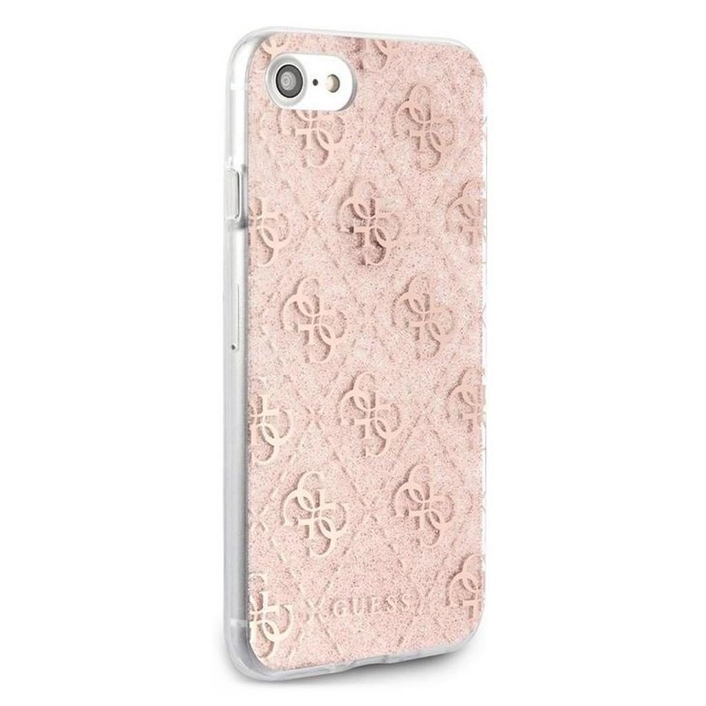 Guess® Glitter Collection GUHCI8PCU4GLPI iPhone SE (2022 / 2020) / 8 / 7 Case – Pink