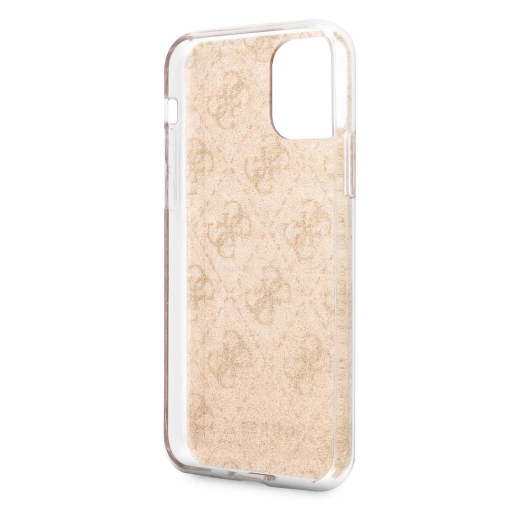 Guess® Glitter Collection GUHCN58PCU4GLGO iPhone 11 Pro Case – Gold
