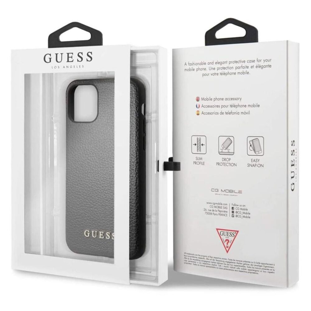 Guess® Iridescent Collection GUHCN58IGLBK iPhone 11 Pro Case - Black