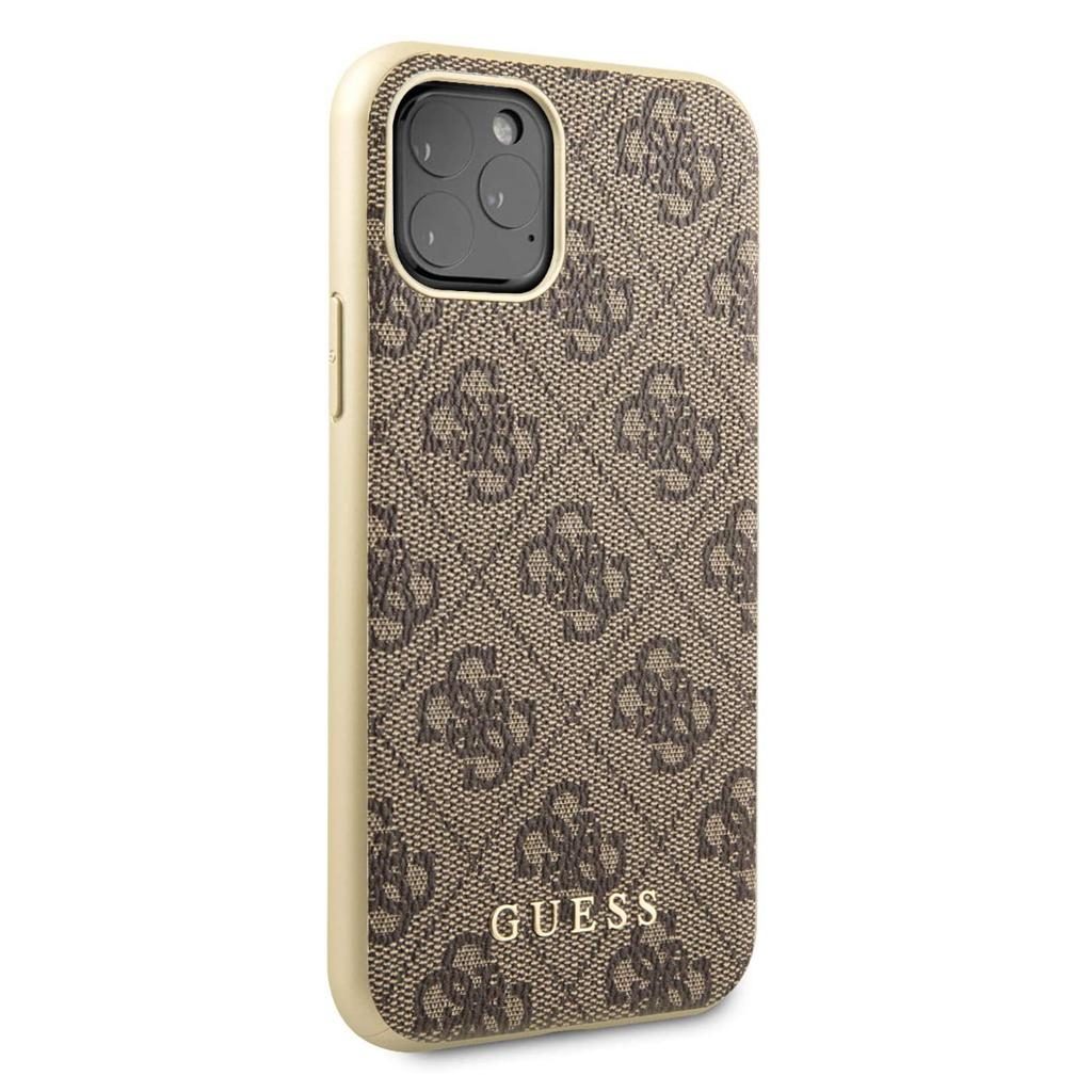 Guess® Uptown Collection GUHCN65G4GB iPhone 11 Pro Max Case – Brown