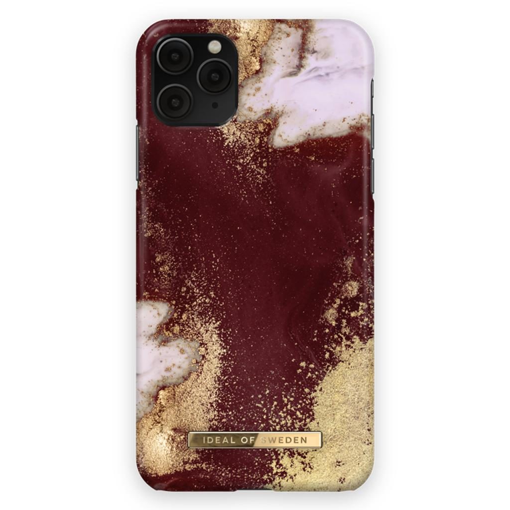 iDeal Of Sweden IDFCAW19-I1965-149 iPhone 11 Pro Max / XS Max Case – Golden Burgundy Marble