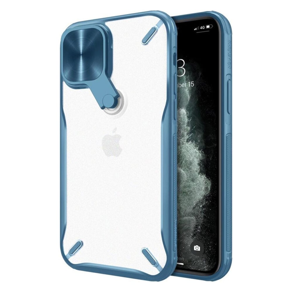 Nillkin® Cyclops 6902048206410 iPhone 12 / 12 Pro Case - Blue