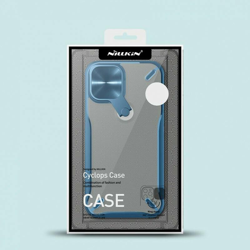 Nillkin® Cyclops 6902048206410 iPhone 12 / 12 Pro Case - Blue