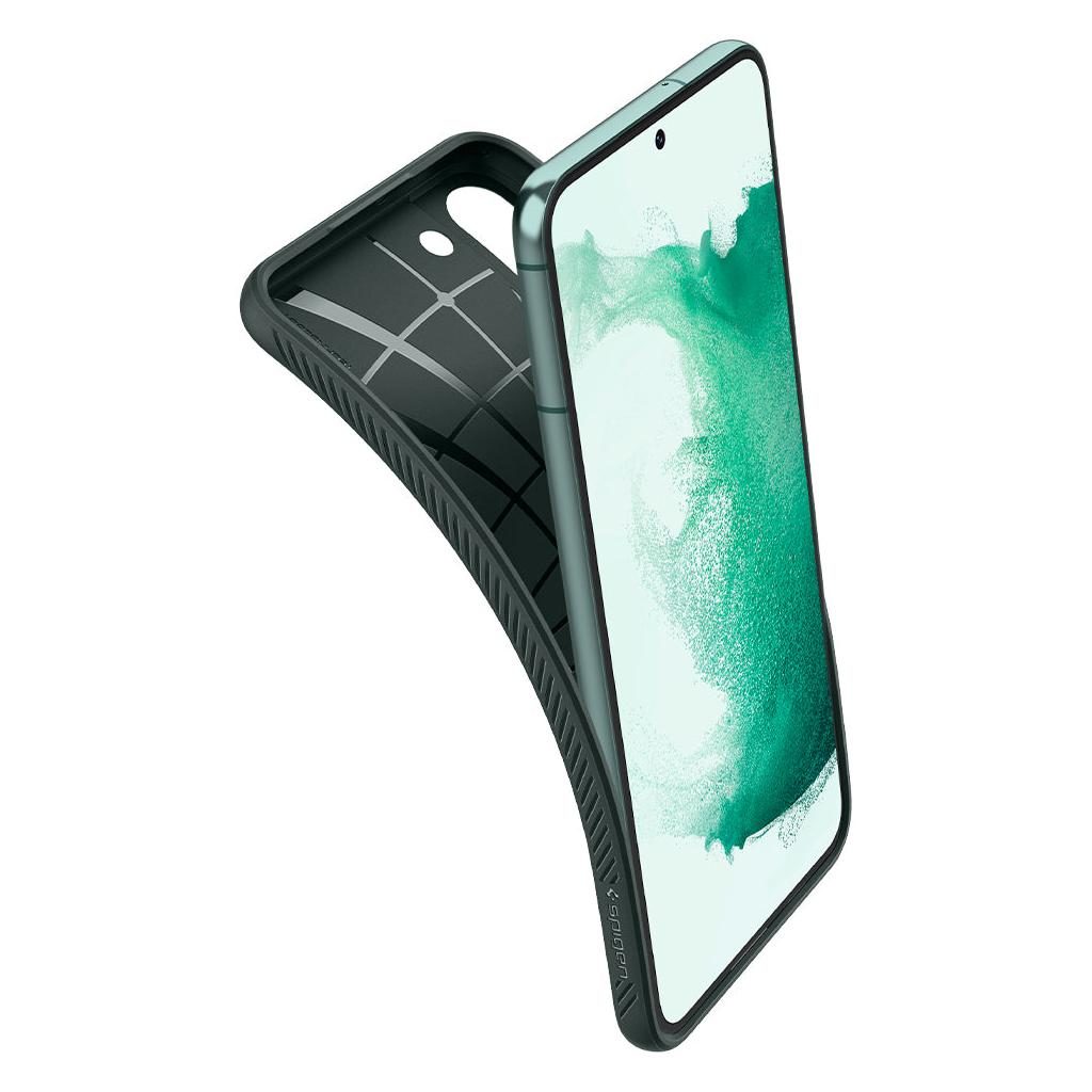 Spigen® Liquid Air™ ACS04521 Samsung Galaxy S22+ Plus Case - Abyss Green