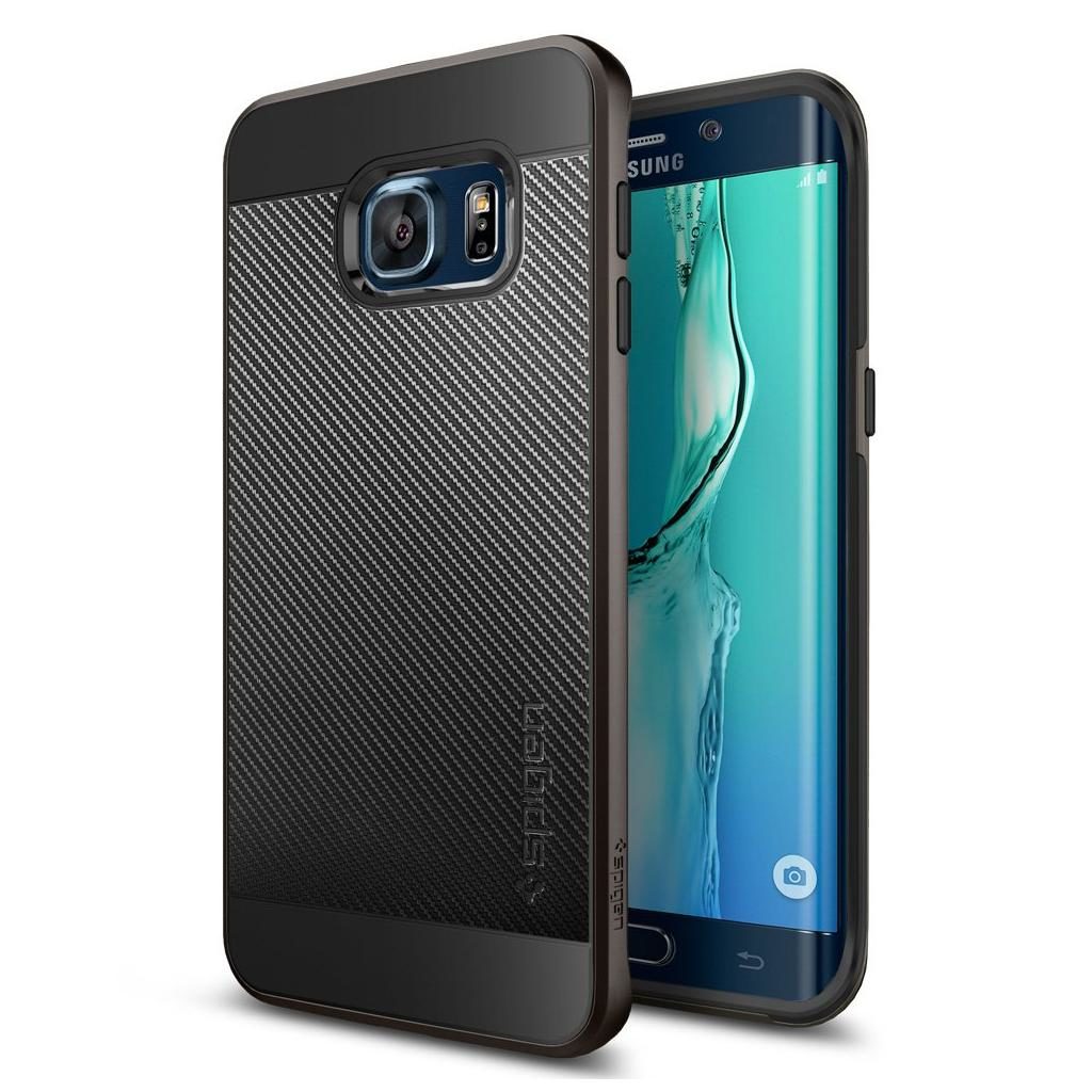 Spigen® Neo Hybrid™ Carbon SGP11704 Samsung Galaxy S6 Edge+ Plus - Gunmetal