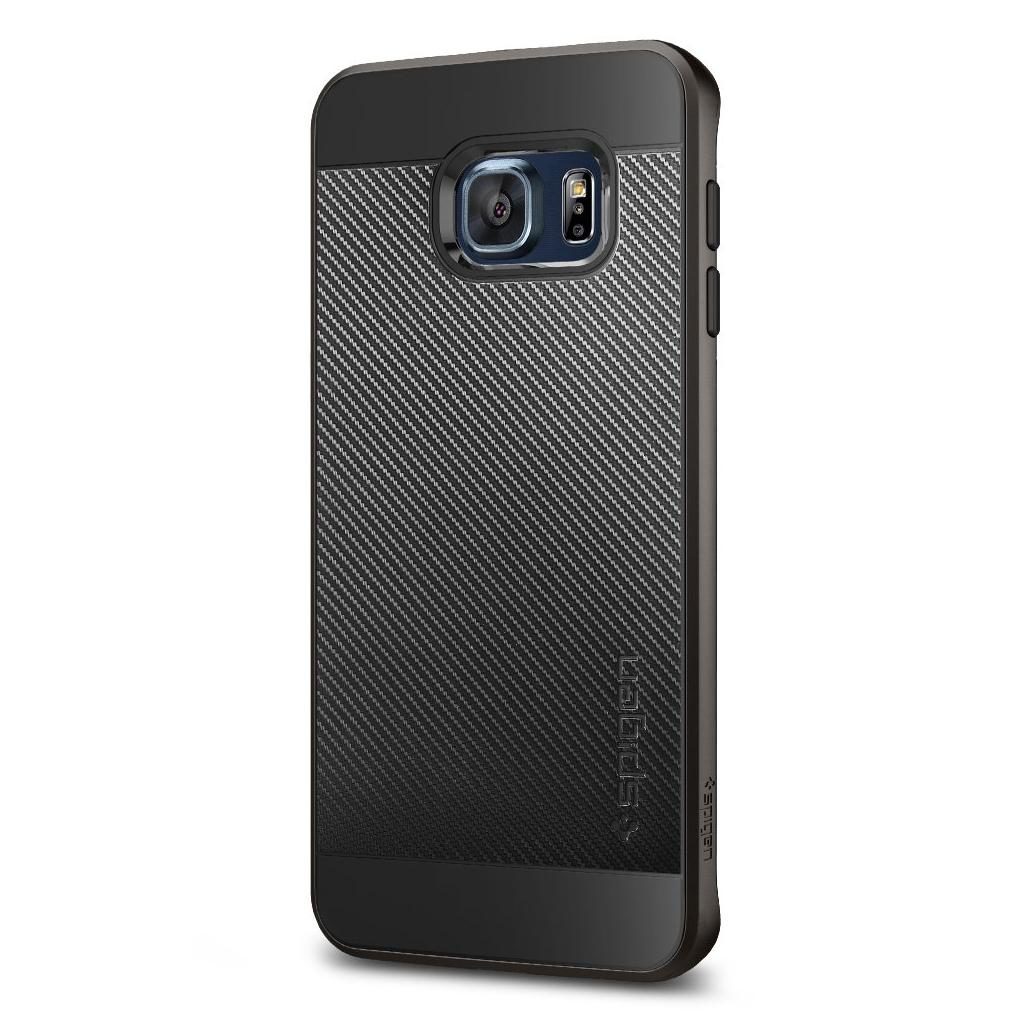 Spigen® Neo Hybrid™ Carbon SGP11704 Samsung Galaxy S6 Edge+ Plus - Gunmetal