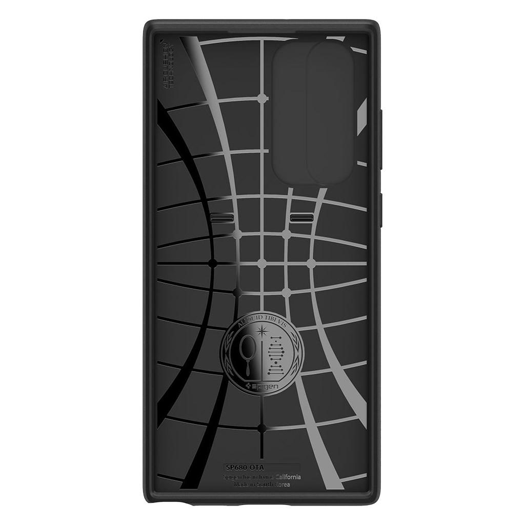 Spigen® Optik Armor™ ACS04281 Samsung Galaxy S22 Ultra Case - Black