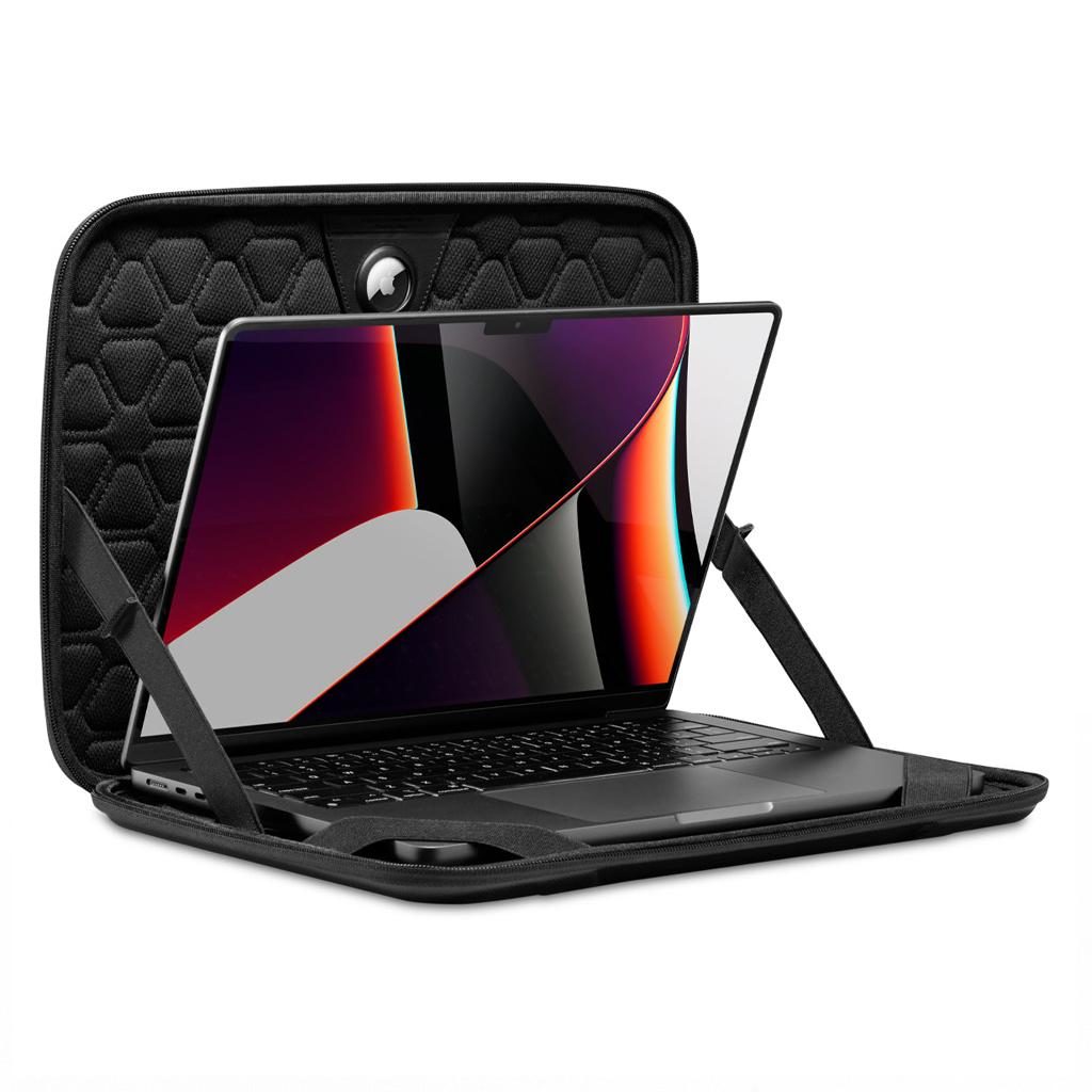 Spigen® Rugged Armor™ Pro Pouch AFA04270 MacBook Pro 14-inch Case - Black