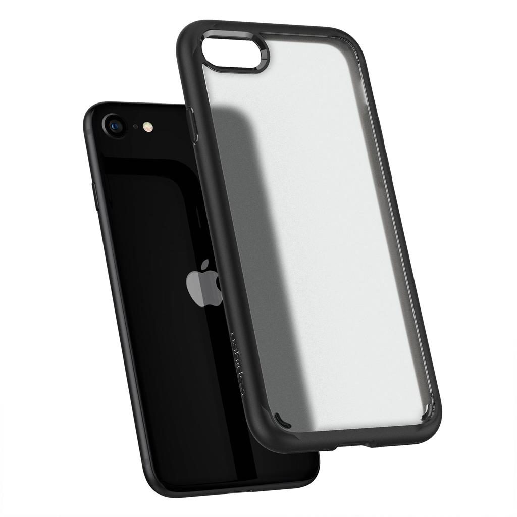 Spigen® Ultra Hybrid™ Matte ACS04353 iPhone SE (2022 / 2020) / 8 / 7 Case - Frost Black