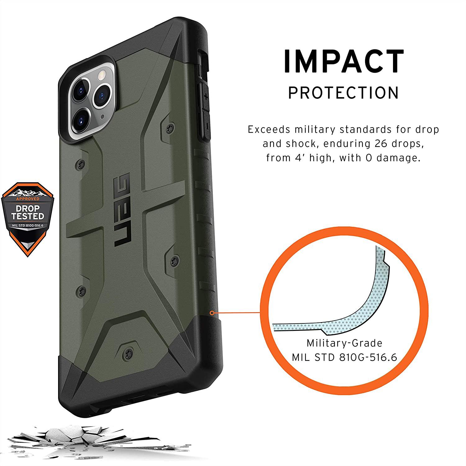 Urban Armor Gear (UAG) Pathfinder 111727117272 iPhone 11 Pro Max Case - Olive Drab