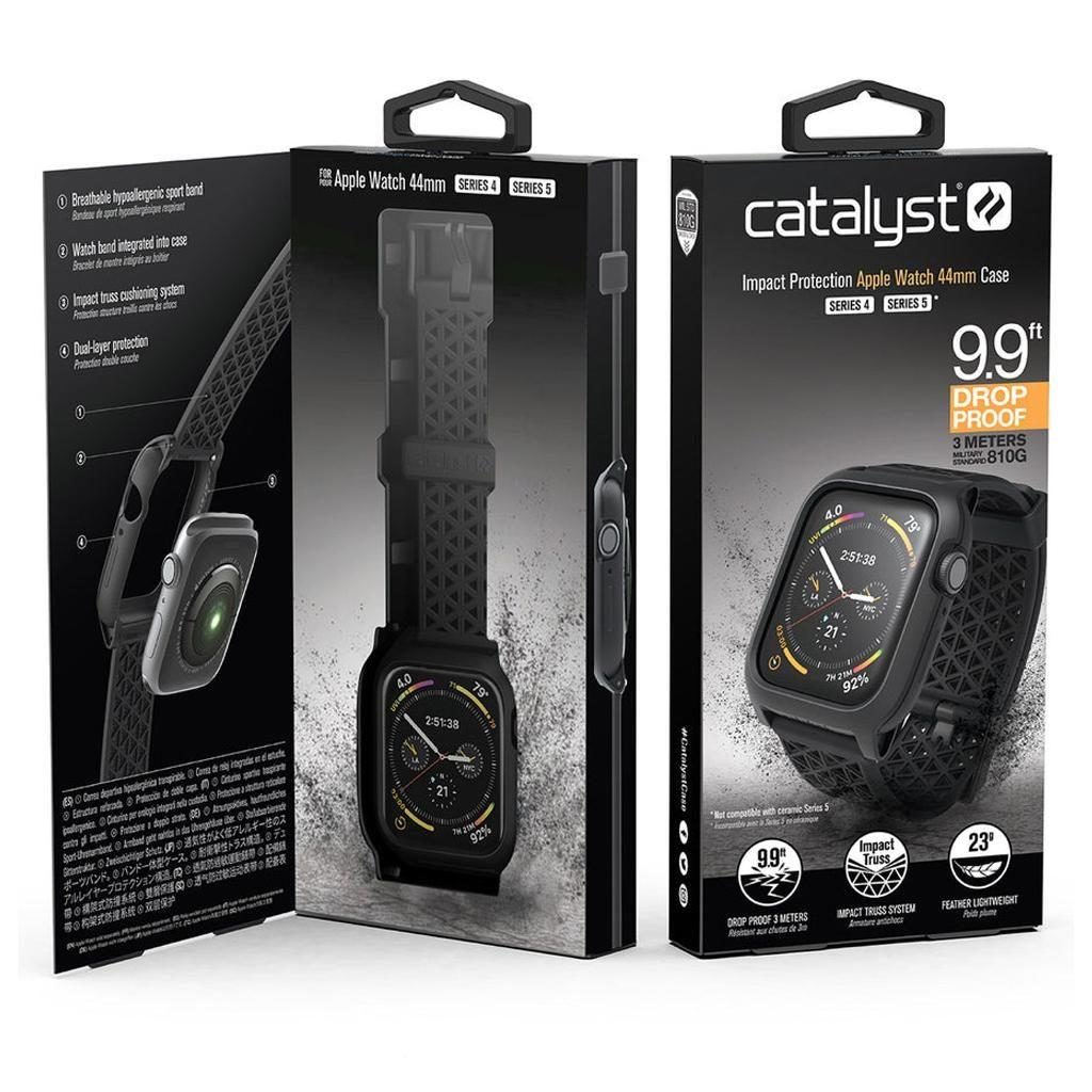 Catalyst® Drop Proof CAT44DROP5BLK Apple Watch Series 6 / SE / 5 / 4 (44mm) Case – Stealth Black