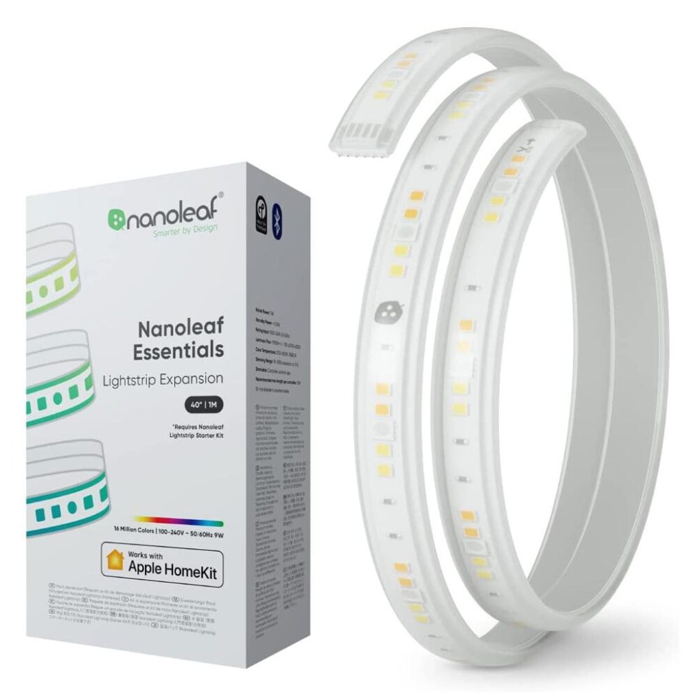 Nanoleaf® Essentials Lightstrip NL55-0001LS-1M Expansion Kit - 1m