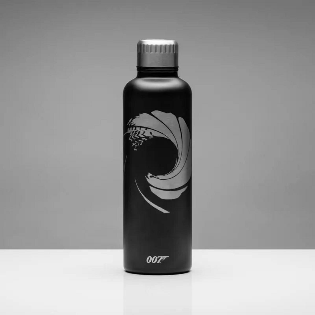 Paladone® James Bond 007™ PP6663JB Metalic Water Bottle - Black