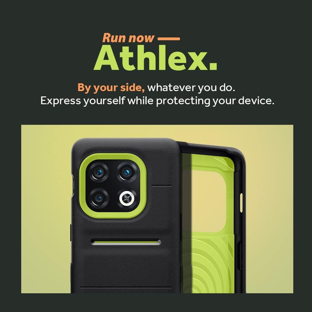 Spigen® Athlex Series by Caseology® Collection ACS04445 Oneplus 10 Pro Case - Active Green