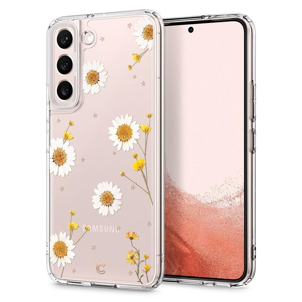 Spigen® Cecile by Cyrill Collection ACS04124 Samsung Galaxy S22 Case - Blooming Daisy