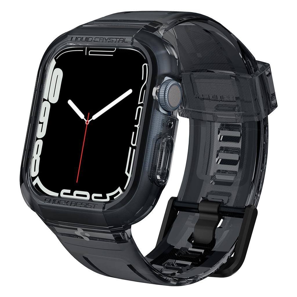 Spigen® Liquid Crystal™ Pro ACS04173 Apple Watch Series 7 / 6 / SE / 5 / 4 (45mm/44mm) Case - Space Crystal