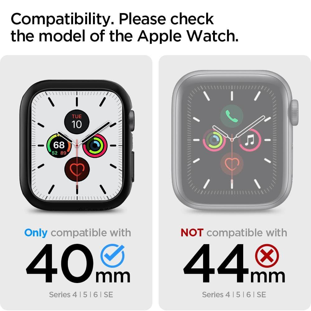 Spigen® Thin Fit™ ACS01067 Apple Watch Series 6 / SE / 5 / 4 (40mm) Case – Metallic Red