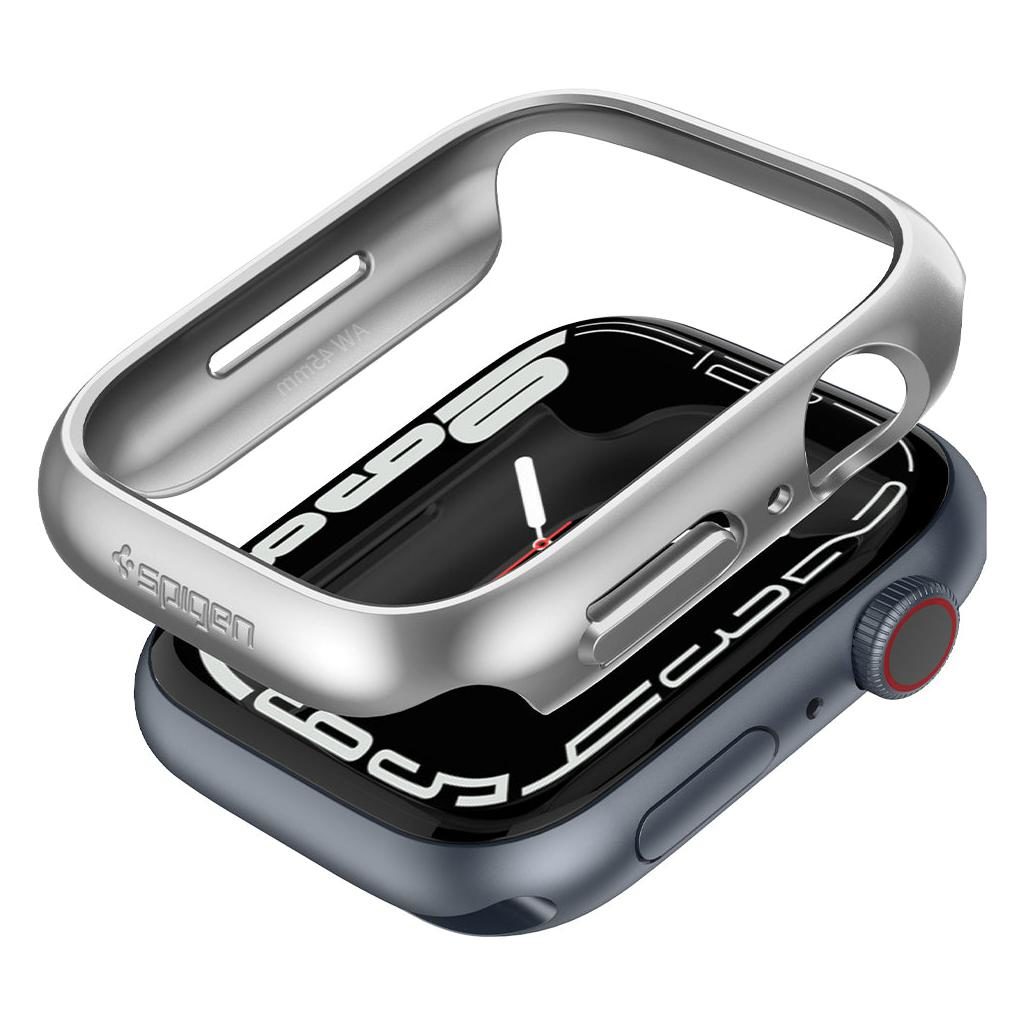 Spigen® Thin Fit™ ACS04178 Apple Watch Series 8 / 7 (45mm) Case – Graphite