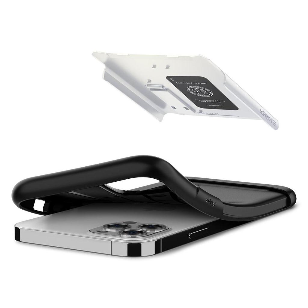 Spigen® Slim Armor™ ACS01526 iPhone 12 / 12 Pro Case - Pearl White