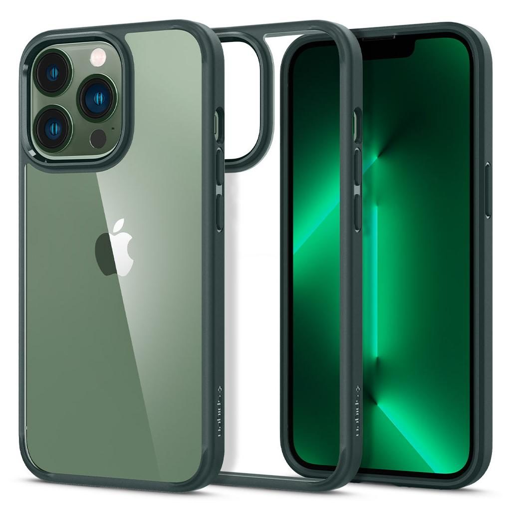 Spigen® Ultra Hybrid™ ACS04560 iPhone 13 Pro Case - Midnight Green