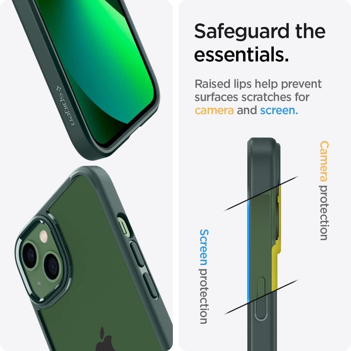 Spigen® Ultra Hybrid™ ACS04562 iPhone 13 Case - Midnight Green