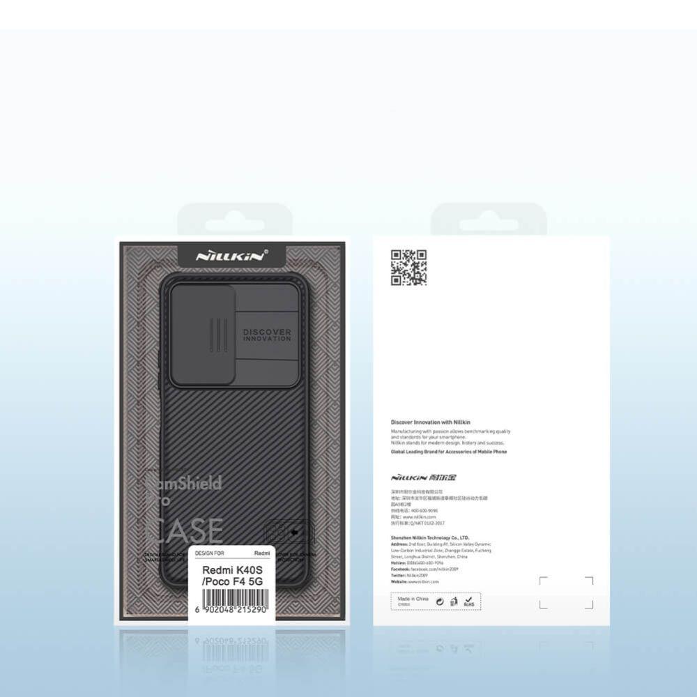 Nillkin Camshield Pro 6902048243552 Xiaomi Poco F4 Case - Black