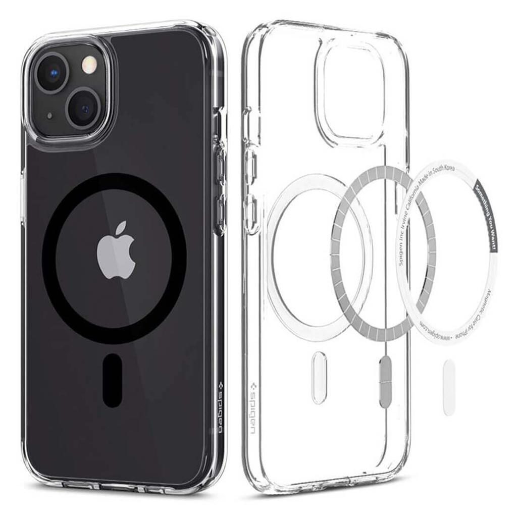 Spigen® Crystal Hybrid™ MagSafe ACS03352 iPhone 13 Mini Case - Black