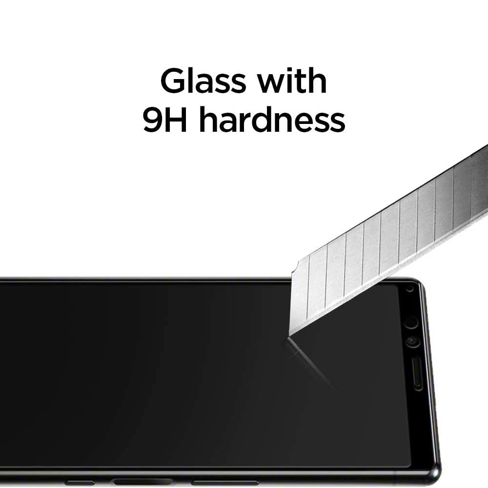 Spigen® GLAS.tR™ Full Cover G15GL26324 Sony Xperia 1 Premium Tempered Glass Screen Protector